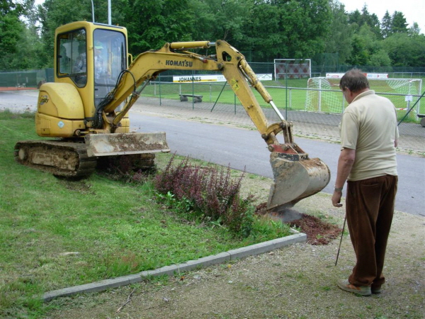 Bauarbeiten Bogenhalle 2007 11